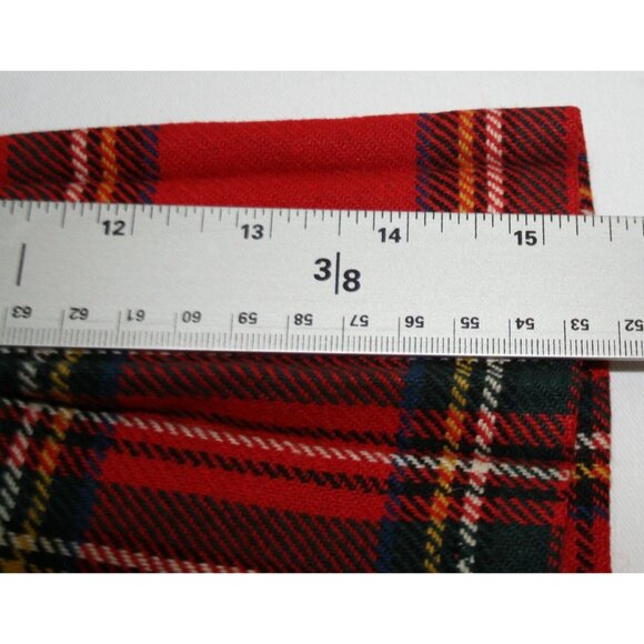 VTG Archie Brown & Sons Girls Wool Plaid Kilt Jumper Size 10/12 Tartan Heritage - Picture 9 of 9